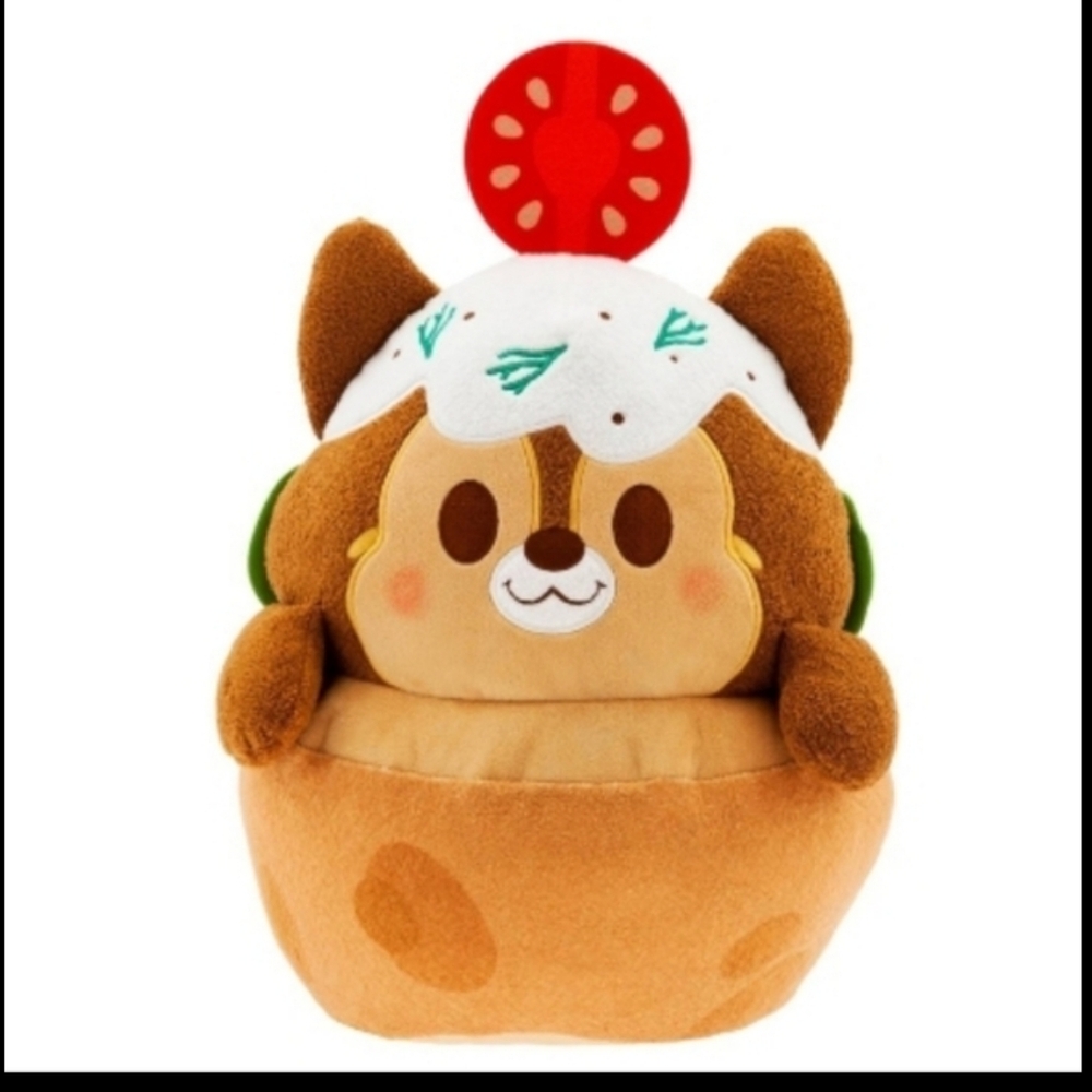 Disney Munchlings Chip N Dale Plush - Brown and Red
